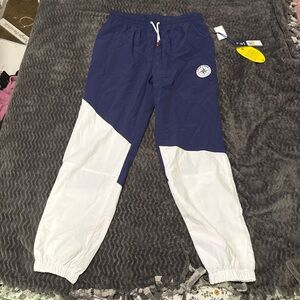 Fila Kids Navy and White Joggers